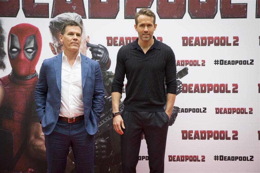 Visita a Madrid de Ryan Reynolds y Josh Brolin. | DA