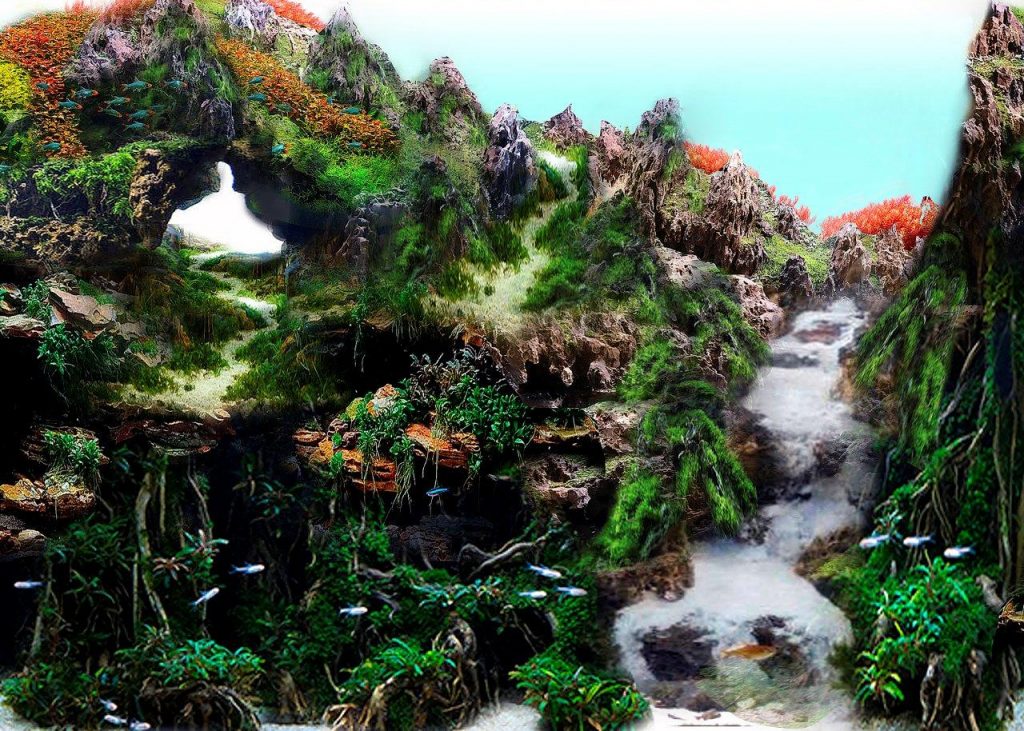 Inspirado en los paisajes forestales japoneses y en las cordilleras de las montañas asiáticas. | DA
