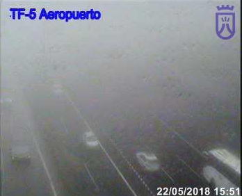Cámara de tráfico, zona del Aeropuerto Tenerife Norte.