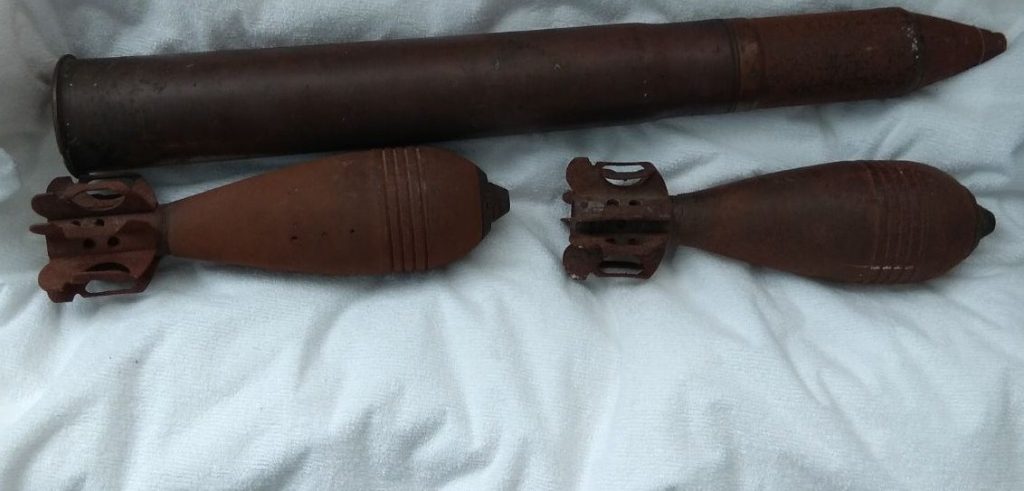 Explosivos encontrados en Santa Cruz. / POLICÍA NACIONAL