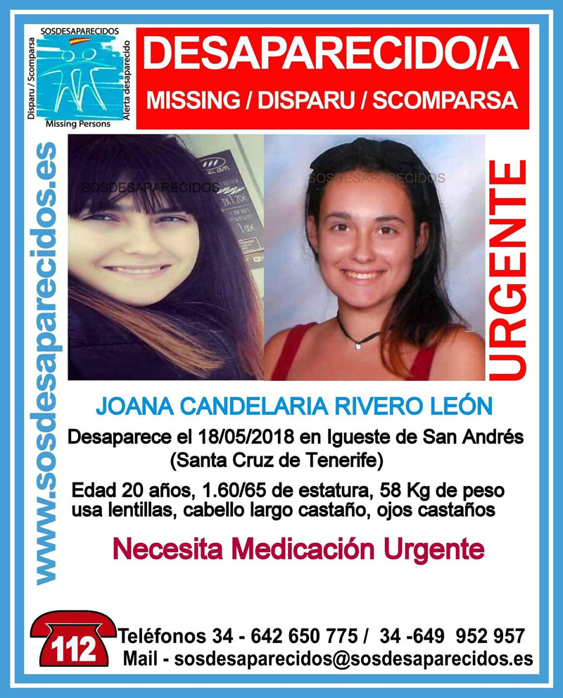 DESAPARECIDA IGUESTE SAN ANDRÉS