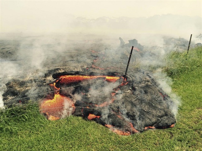 Lava del volcán Kilauea, en Hawái. / EP