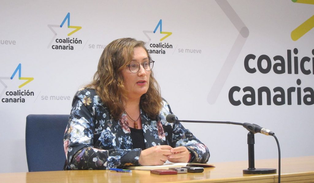Guadalupe González Taño, secretaria de Organización de Coalición Canaria (CC). | EP