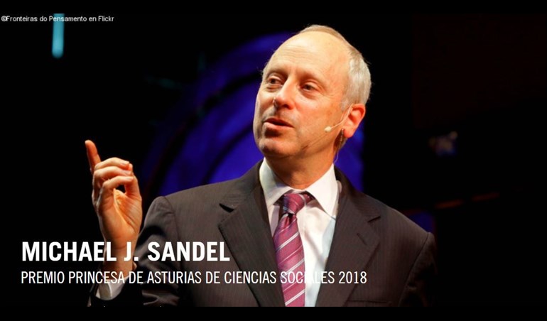 Michael J. Sandel, Premio Princesa de Ciencias Sociales 2018