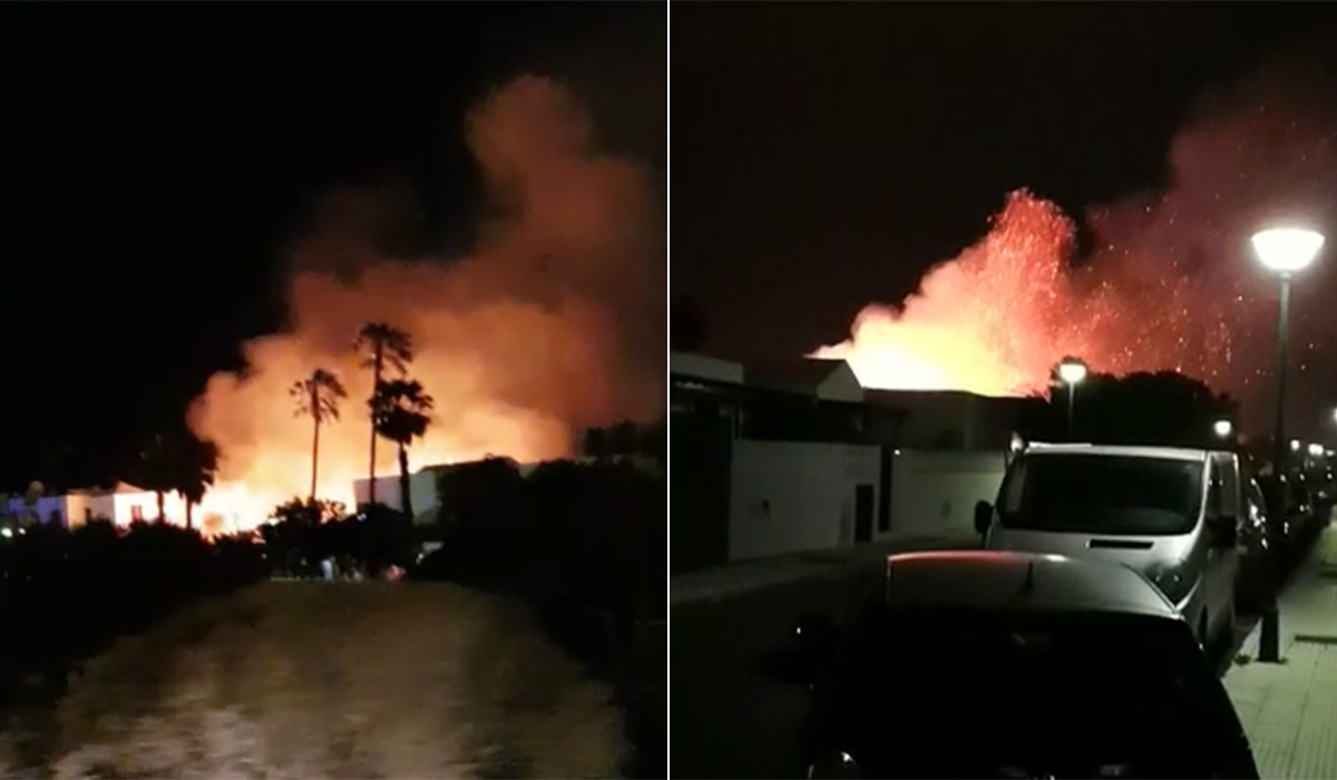 INCENDIO ARRECIFE LANZAROTE