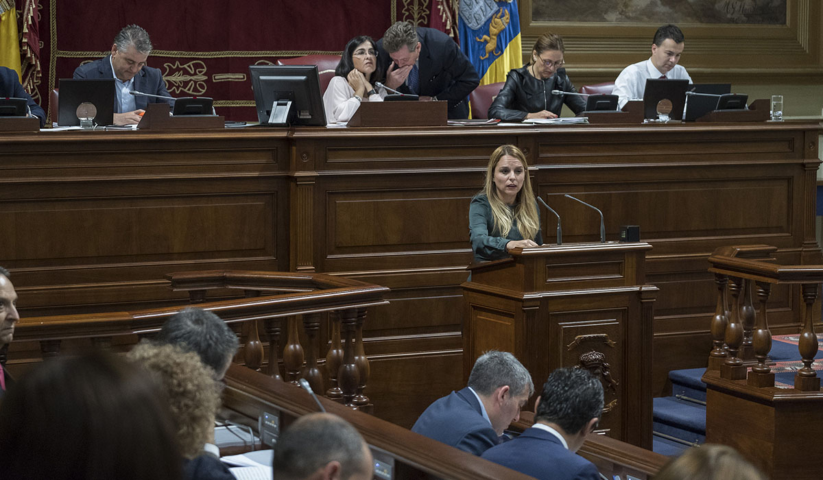 Sesión plenaria del Parlamento de Canarias, que ayer avaló el dictamen de la ponencia de la comisión de estudio sobre el sistema electoral. Flickr Parlamento de Canarias