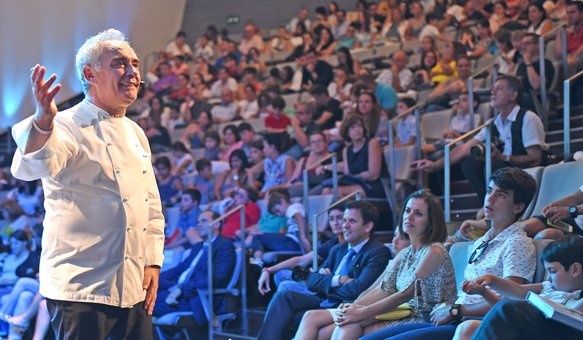 El cocinero Ferran Adrià, considerado por muchos como el mejor chef del mundo, durante un acto en Tenerife. Sergio Méndez