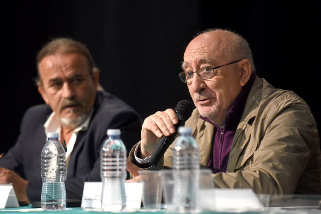 Raúl Rodríguez Carrillo y Francisco González de Tena, ayer. Sergio Méndez