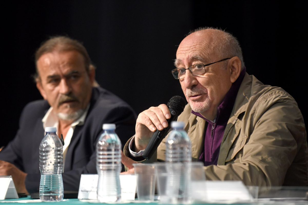 Raúl Rodríguez Carrillo y Francisco González de Tena, ayer. Sergio Méndez