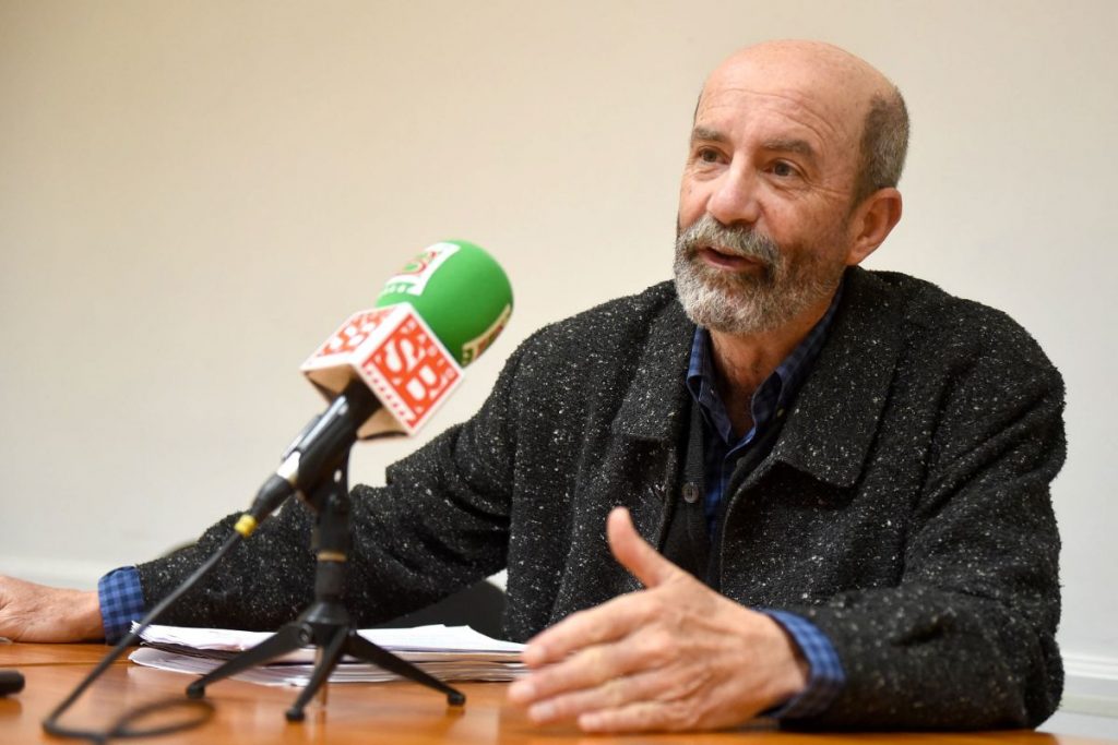 Santiago Pérez, durante la rueda de prensa. / FOTO: Sergio Méndez