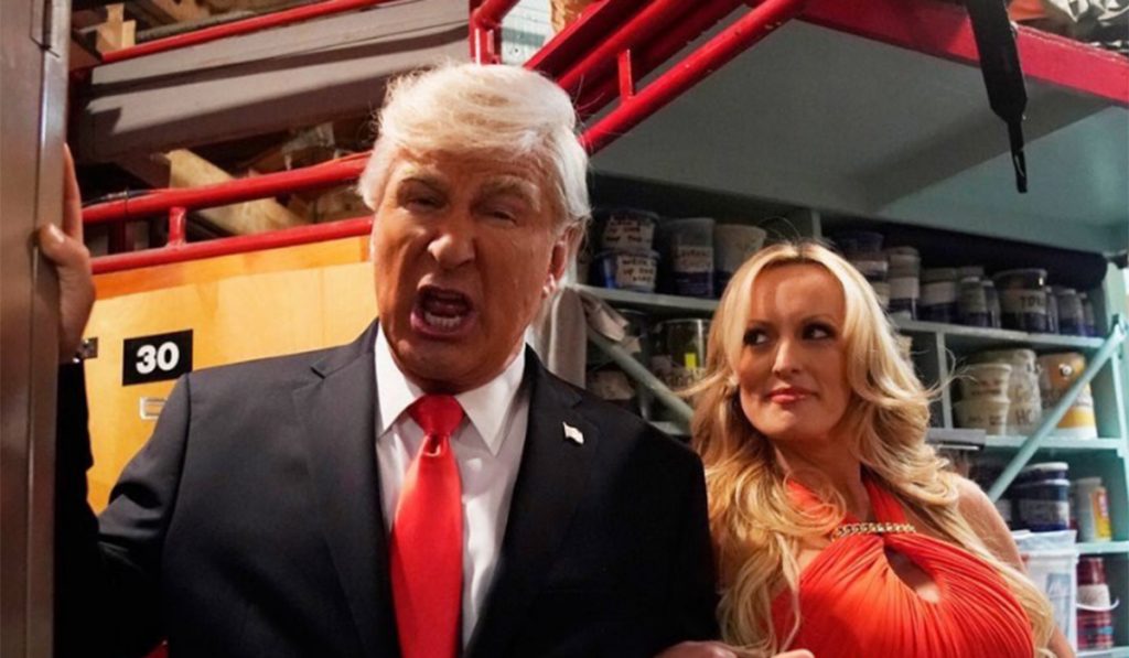 STORMY DANIELS DONALD TRUMP SNL