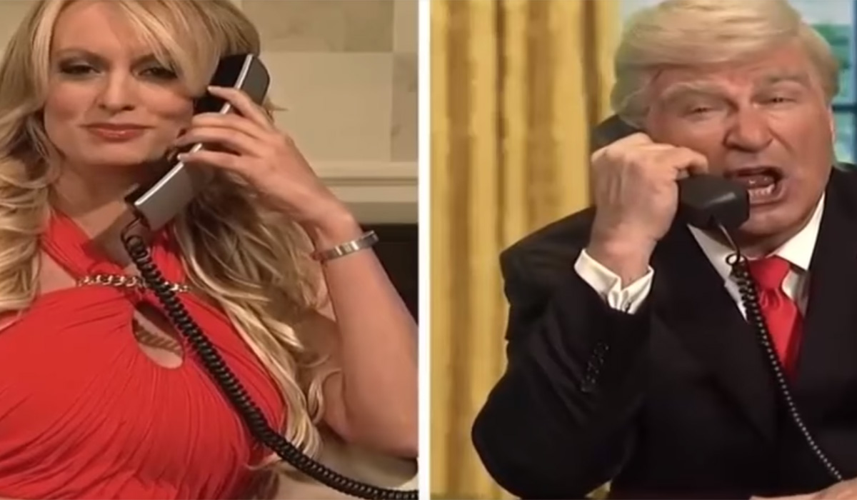 STORMY DANIELS DONALD TRUMP SNL