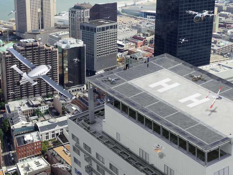 Uber planea con la NASA el desarrollo de la movilidad aérea urbana