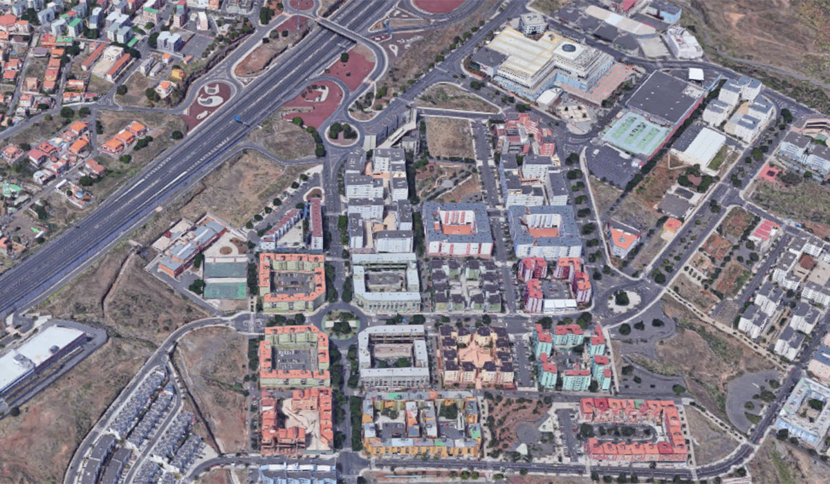 VISTA AÉREA AÑAZA TENERIFE