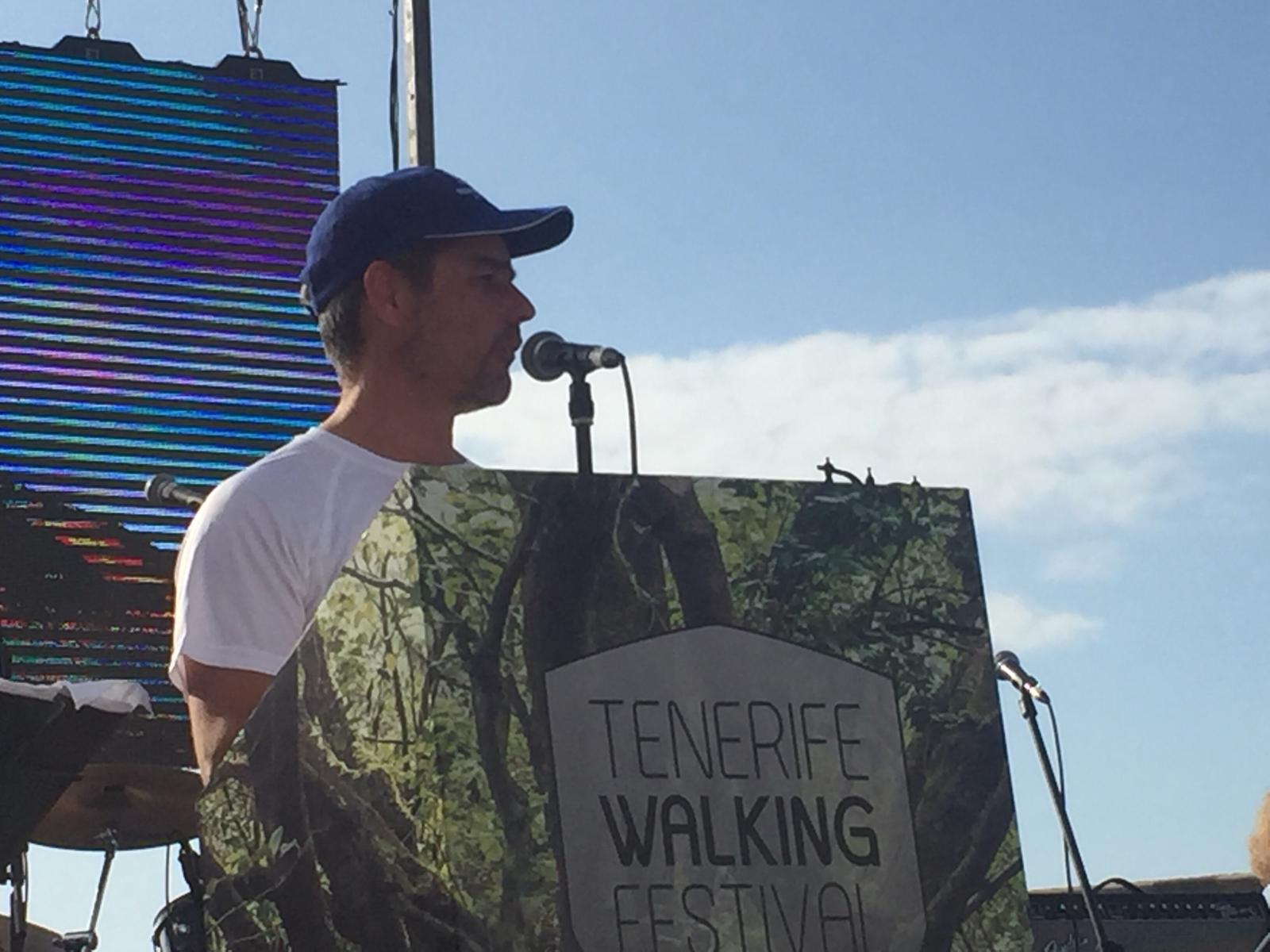 Alberto Bernabé, en el Tenerife Walking Festival 2018