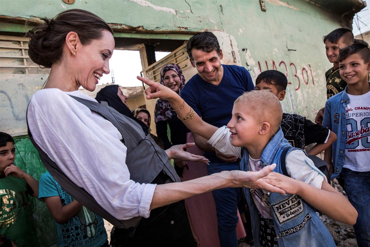 ANGELINA JOLIE EN IRAK