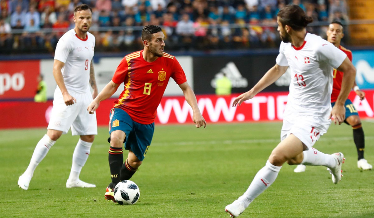 ESPAÑA SUIZA AMISTOSO