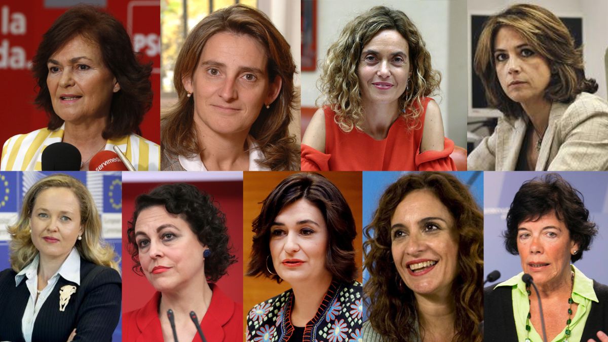 Ministras confirmadas en el nuevo Gobierno de Pedro Sánchez. | EE