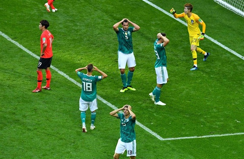 Imagen del partido entre Alemania y Corea. / Ep