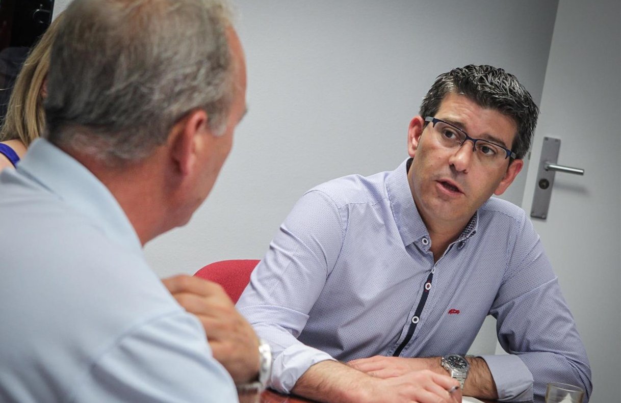 El presidente de la Diputación de Valencia, Jorge Rodríguez
