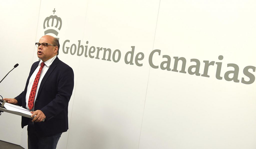 El consejero de Presidencia del Gobierno de Canarias, José Miguel Barragán. Sergio Méndez
