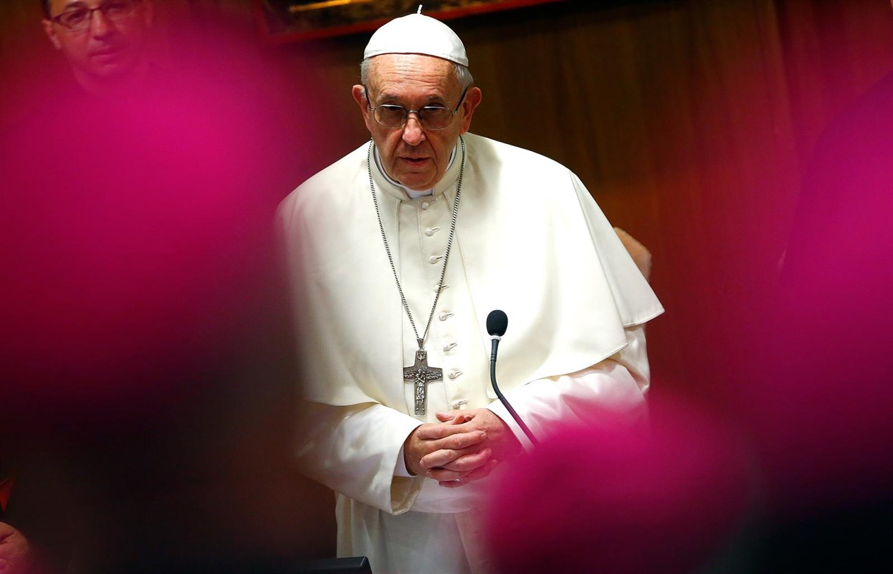 El Papa Francisco en una conferencia con obispos. | EP