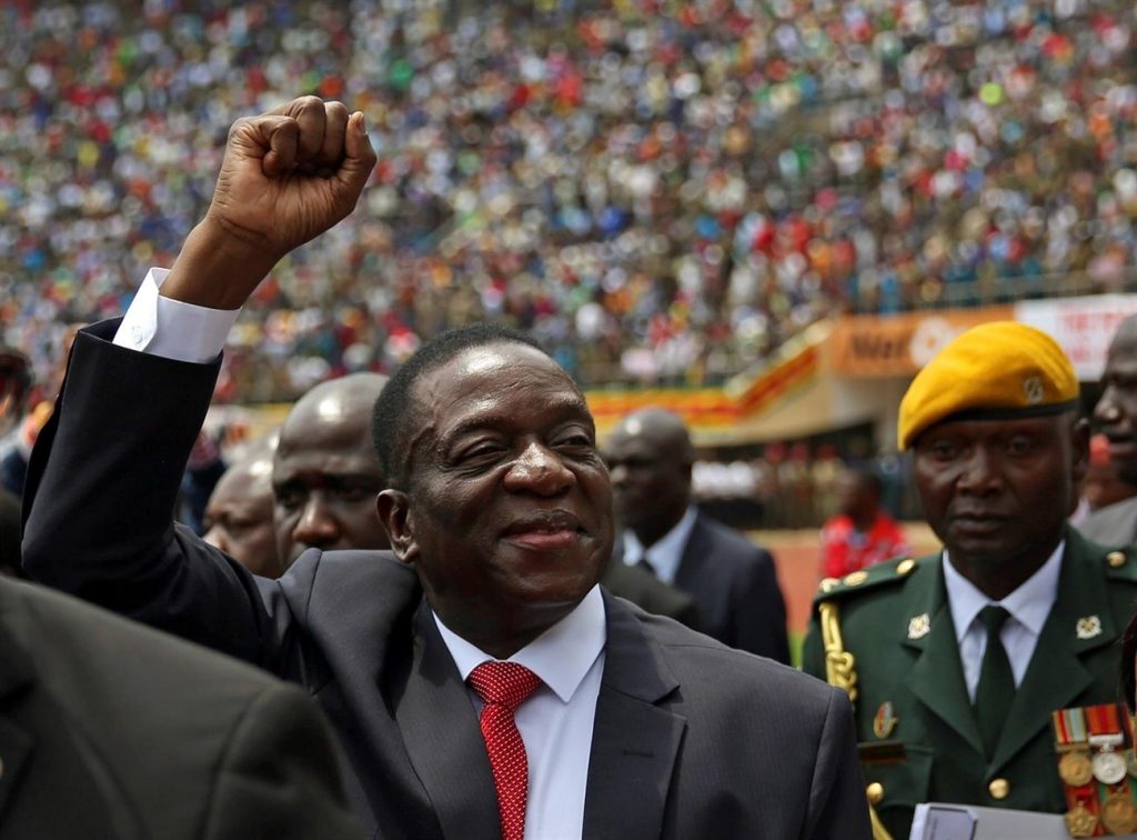 Imagen de archivo del presidente de Zimbabue, Emmerson Mnangagwa. | EP