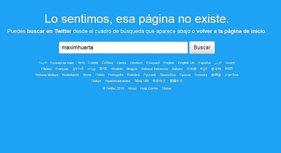 Màxim Huerta cierra su cuenta en Twitter, pero mantiene sus perfiles en otras redes sociales.