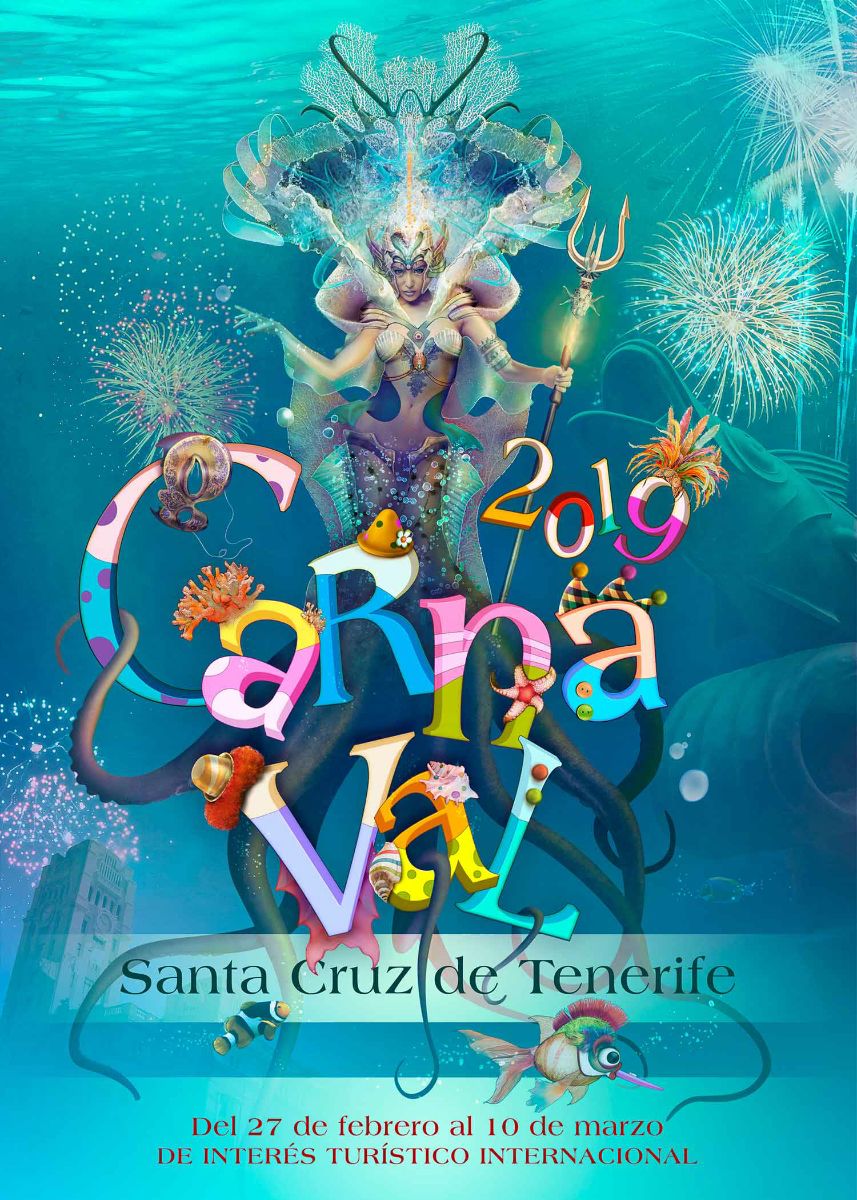Candidatos al cartel oficial del Carnaval de Santa Cruz de Tenerife 2018.