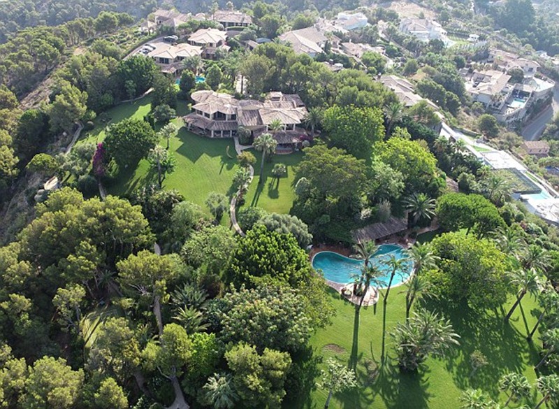 Villa comprada a Florentino Pérez. / DAILY MAIL