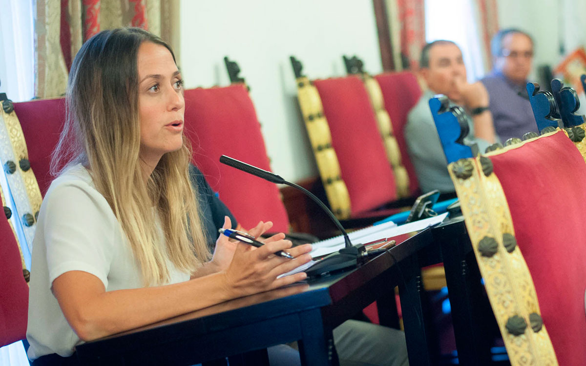 La portavoz de Ciudadanos en el Ayuntamiento de La Laguna, Teresa Berástegui
