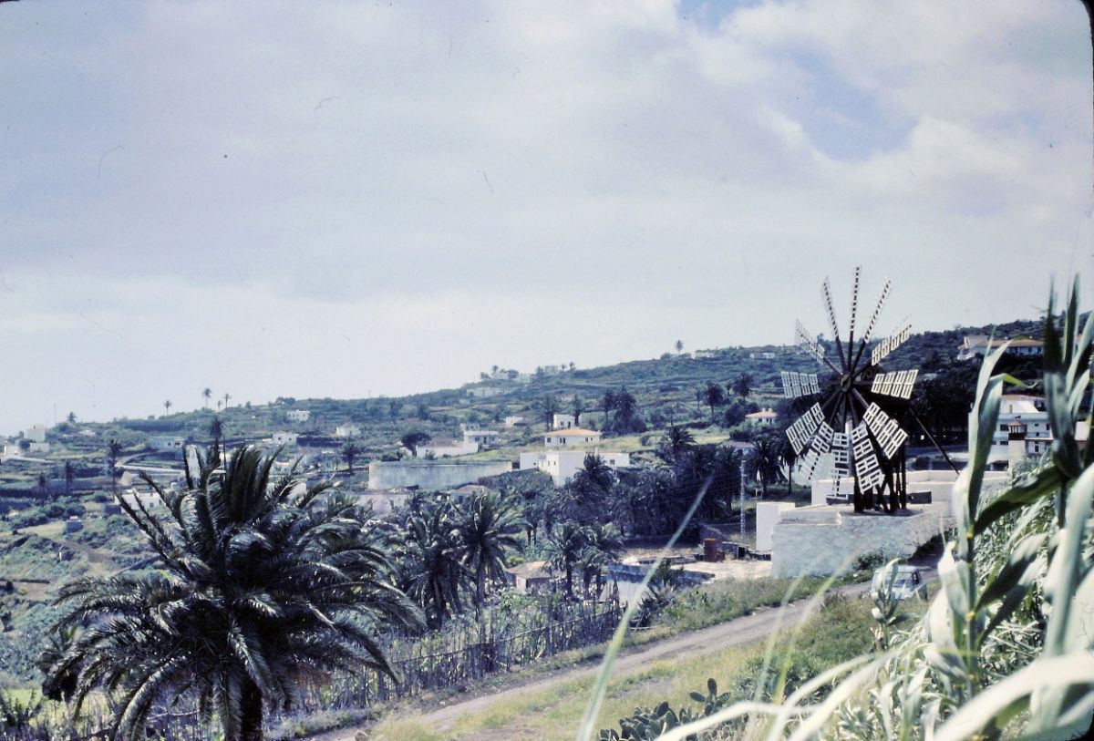 Molino de Los Cuatro Caminos (Breña Alta). Foto-Archivo: Francisco M. Jiménez Acosta