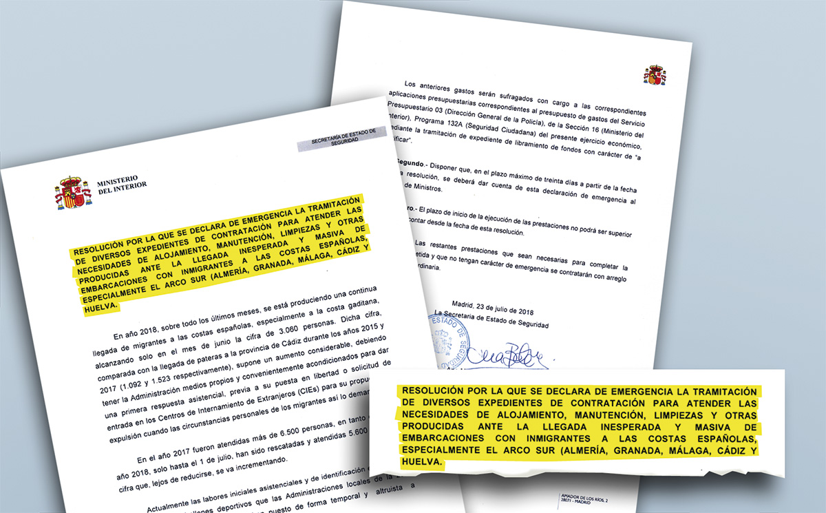 CANARIAS FUERA REFUERZO LLEGADA PATERAS