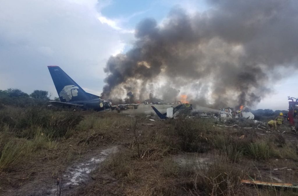 Accidente aéreo en México. / TWITTER