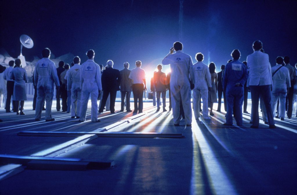 Fotograma del clásico de ciencia ficción de Steven Spielberg ‘Encuentros en la Tercera Fase’.