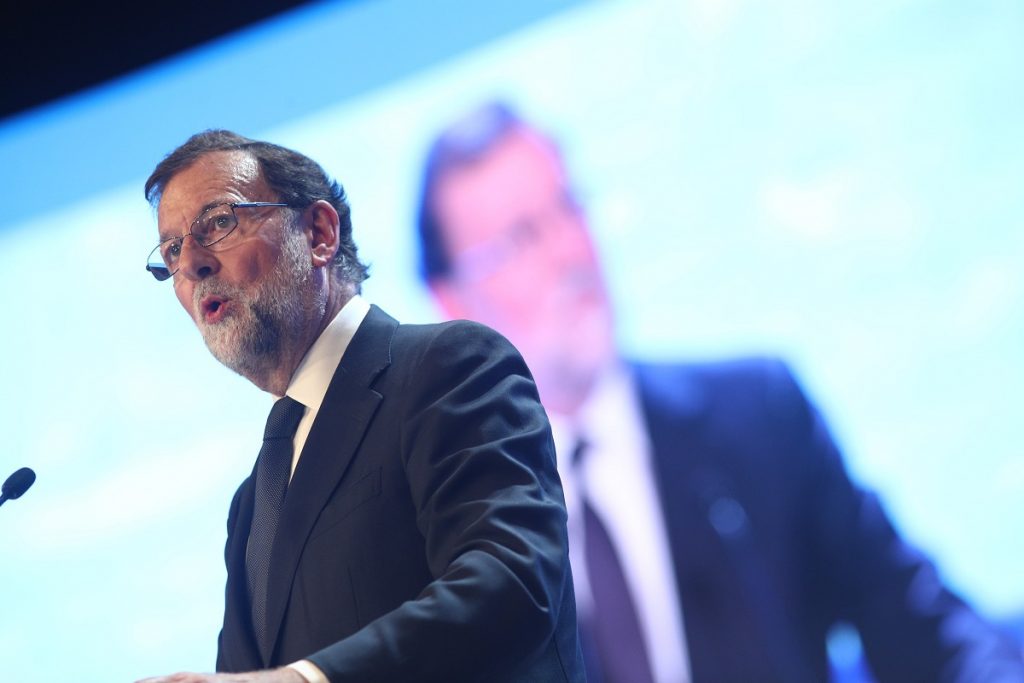 Mariano Rajoy en el Congreso de su despedida del PP