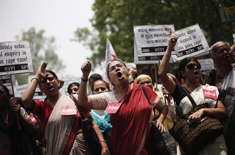 Protesta en India en contra de las violaciones a mujeres. / EP