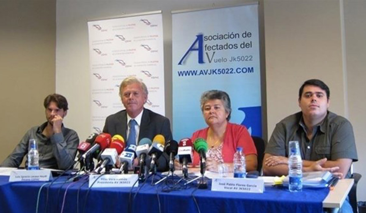 Asociación de Afectados del Vuelo JK5022. | EP