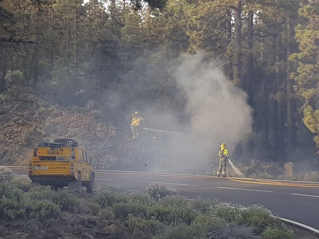 Conato de incendio en La Orotava. / EP