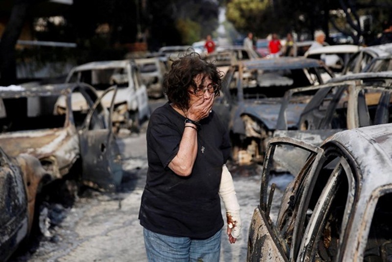 Los incendios arrasan Grecia. / EP