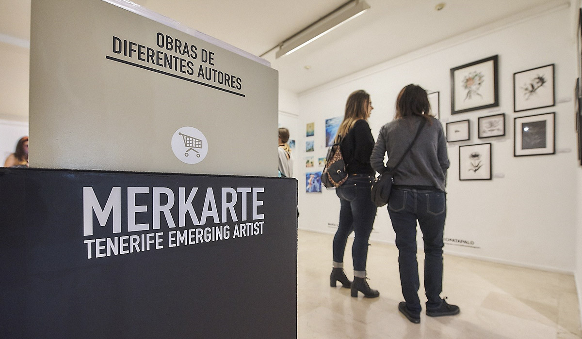 'Merkarte' expone en el Puerto de la Cruz la obra de ocho jóvenes artistas. | EP