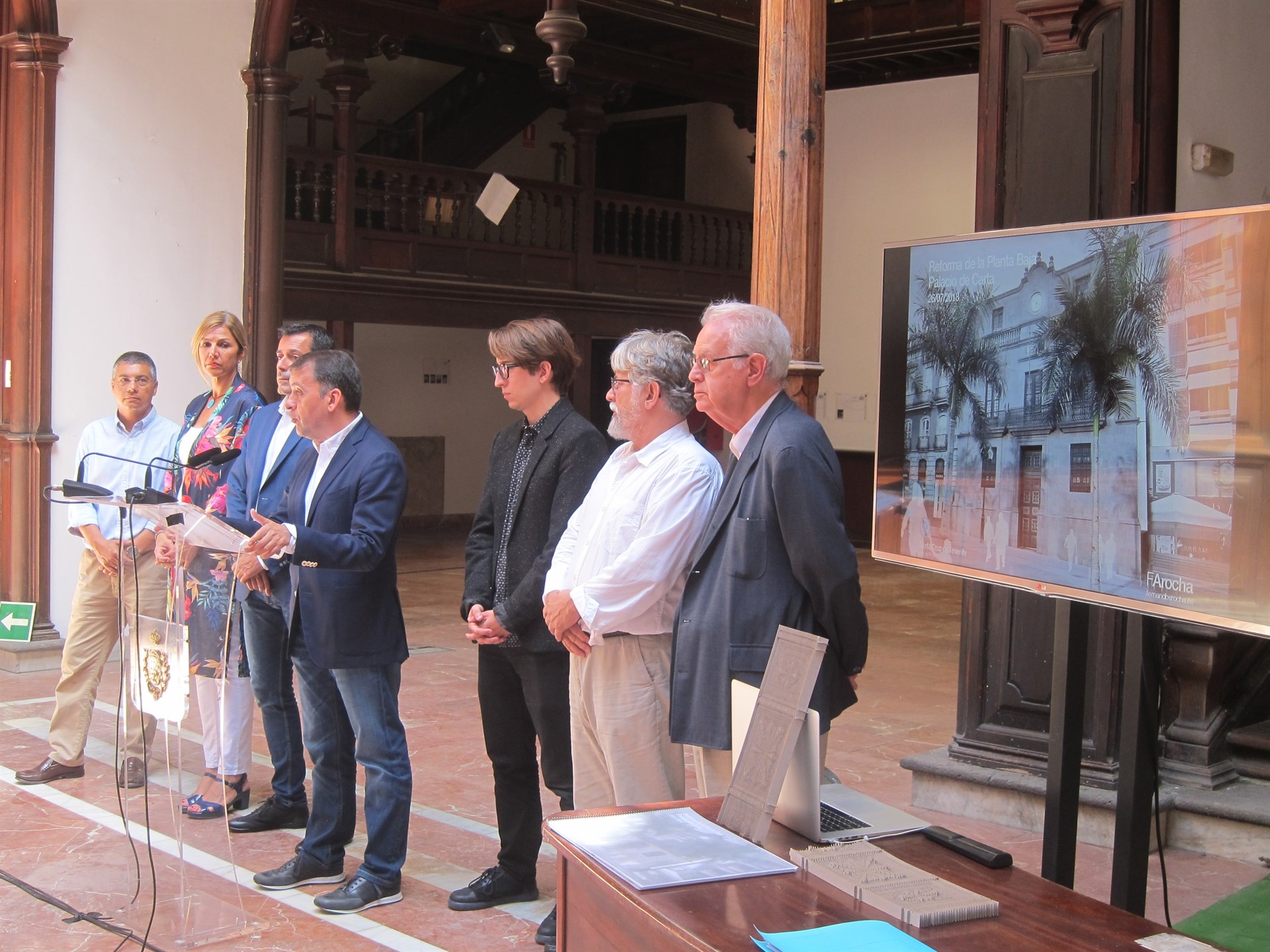 Presentación del proyecto del Palacio de Carta. / EP