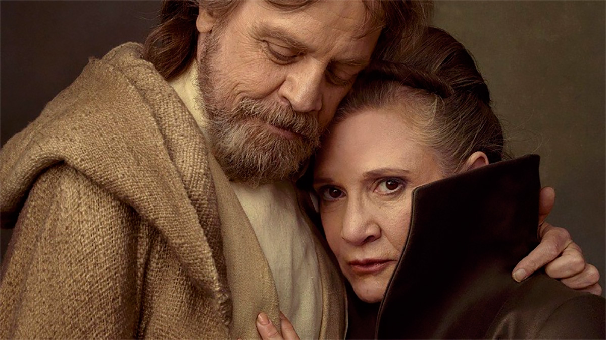 MARK HAMILL Y CARRIE FISHER LUKE Y LEIA