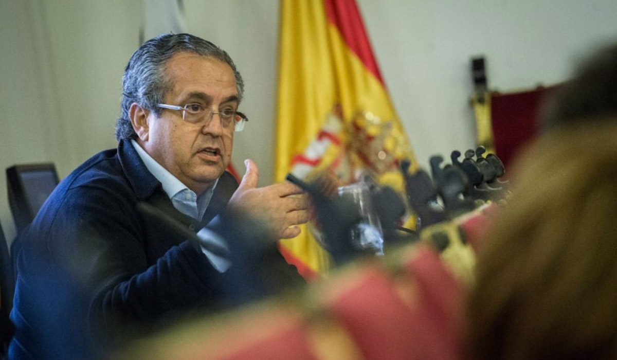 El presidente y portavoz del Partido Popular en el Ayuntamiento de La laguna, Antonio Alarcó. DA