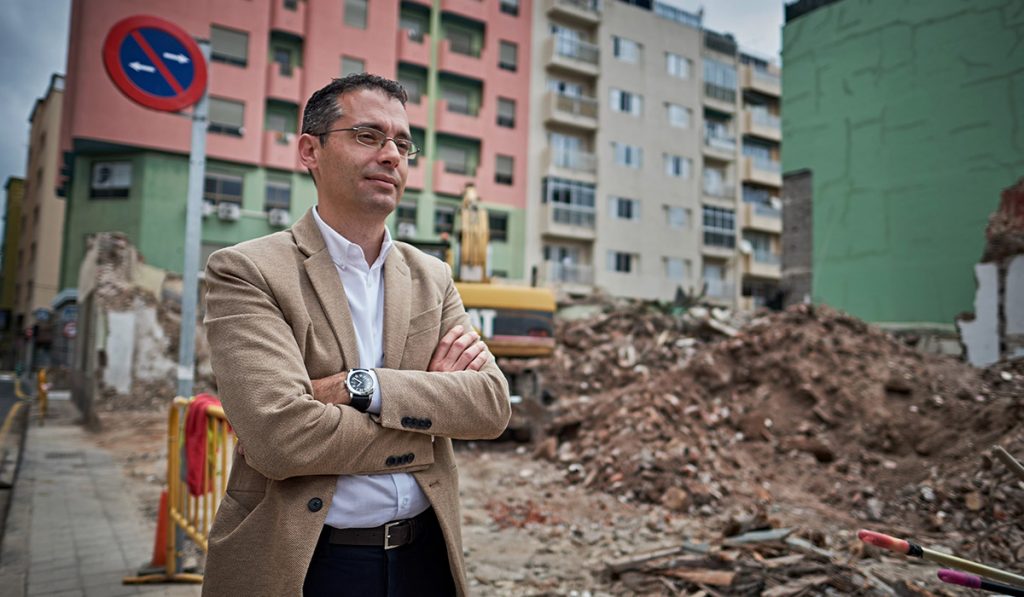 Carlos Tarife es el concejal de Urbanismo de Santa Cruz. A. G.