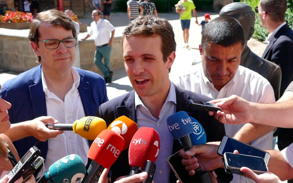 Pablo Casado: “No es posible que haya papeles para todos. Hay que decirlo”