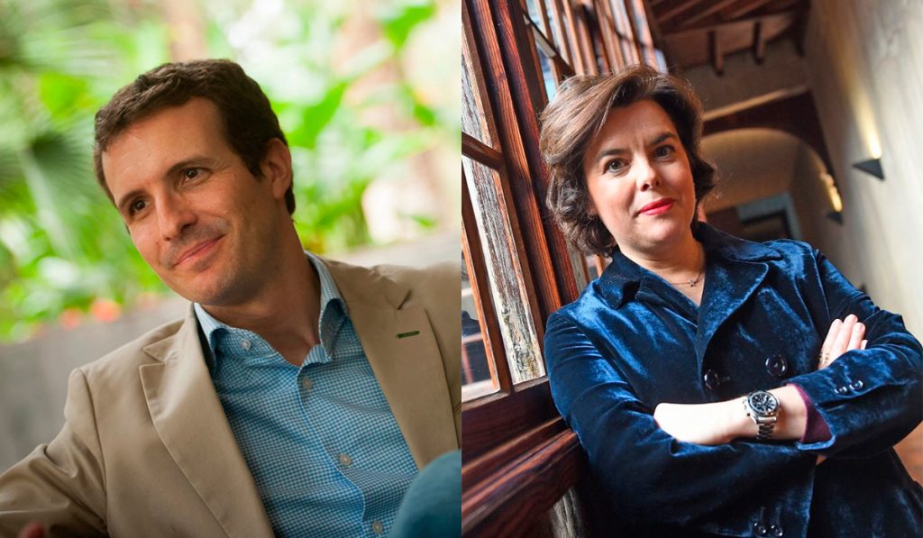 Pablo Casado y Soraya Sáenz de Santamaría