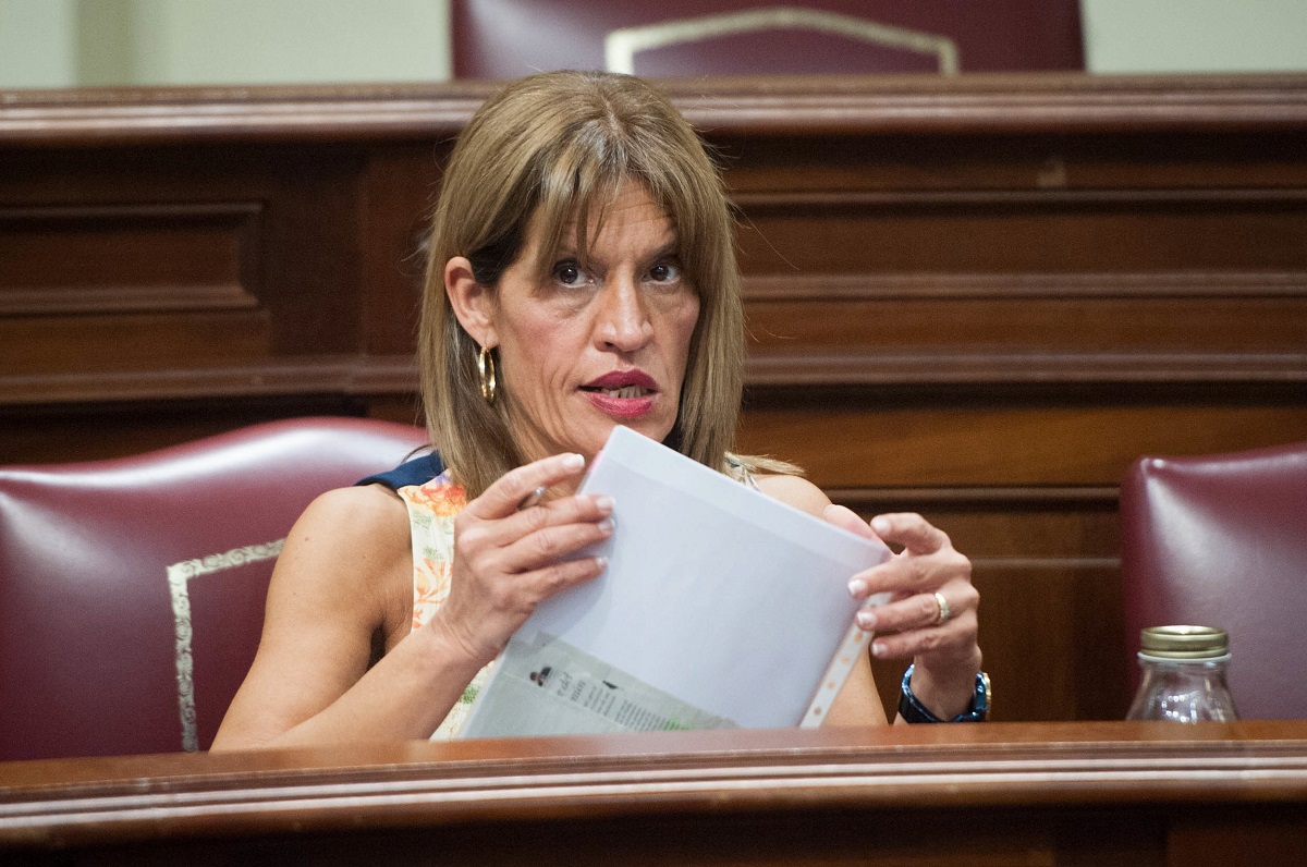 Esther González, presidenta del Grupo Parlamentario de Nueva Canarias