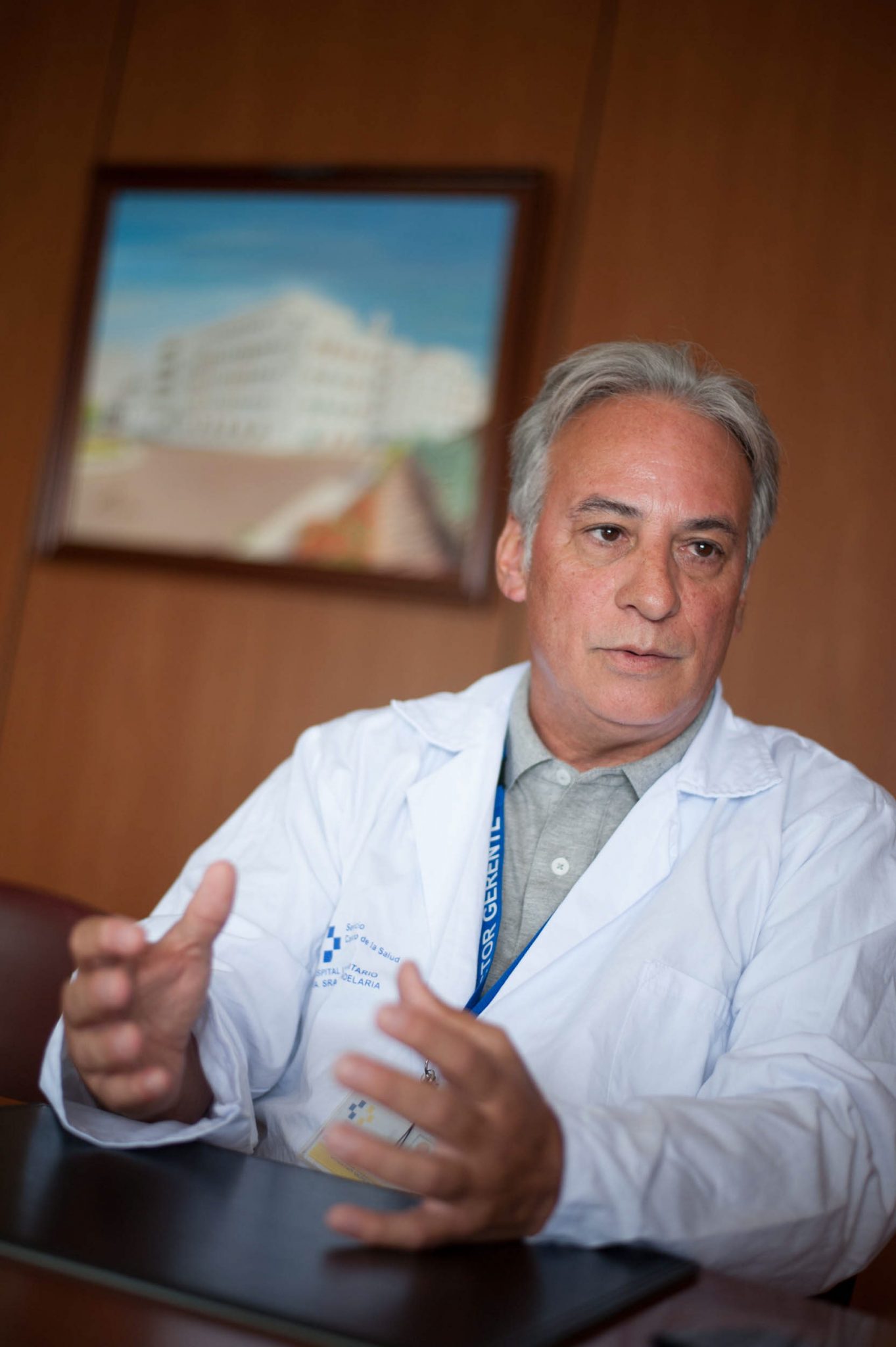 Jesús Delgado, gerente del Hospital La Candelaria. / Fran Pallero