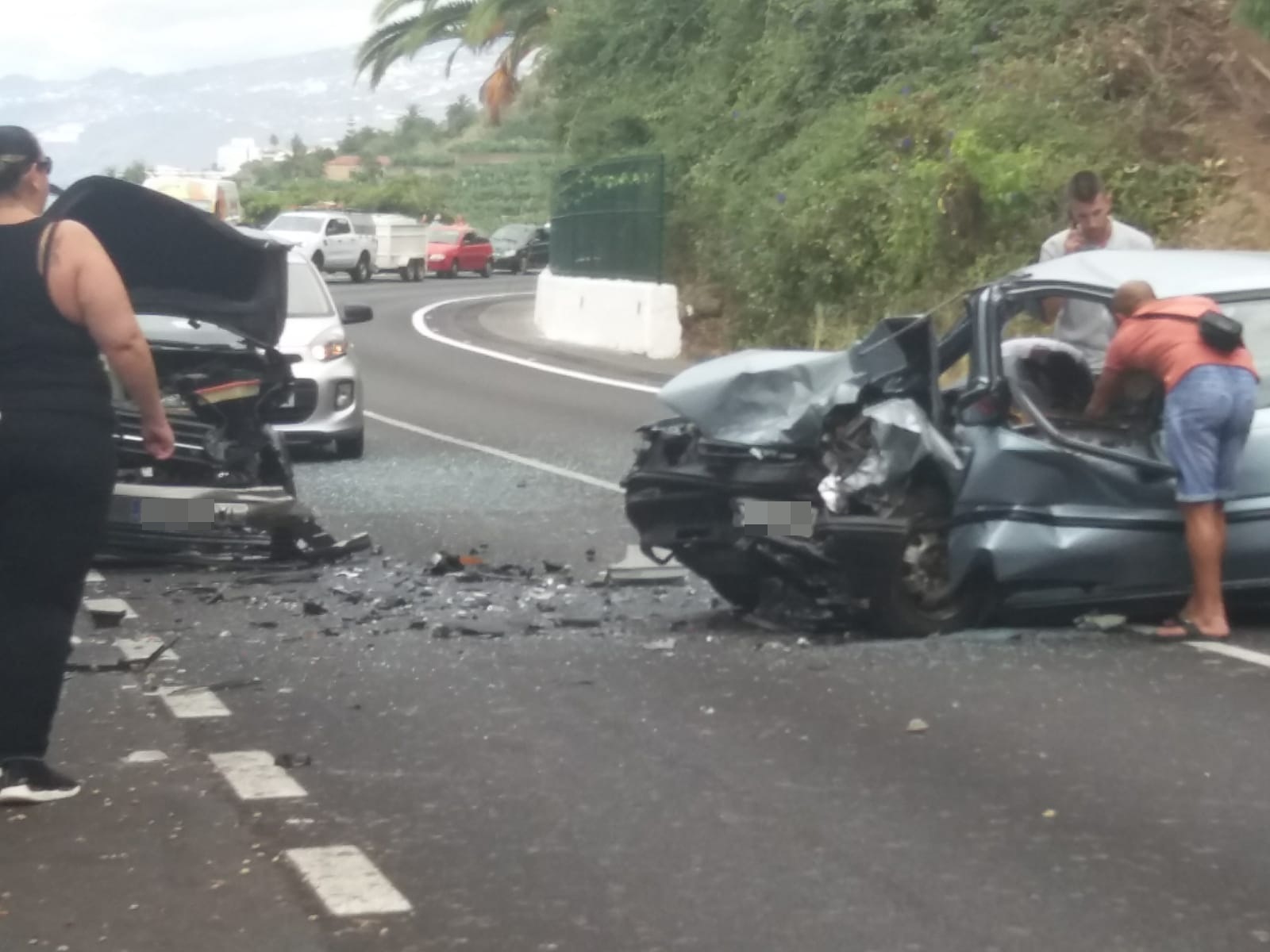 Accidente en la TF-5, en el kilómetro 41. / DA
